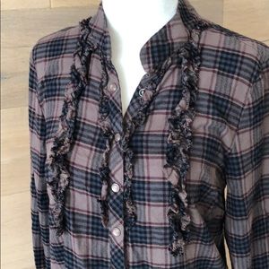 Hinge Flannel Shirt Dress
